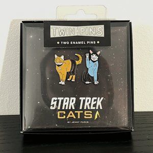 Star Trek Cats Enamel Pins